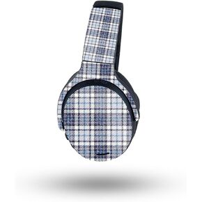 جلد لامع لامع من MightySkins متوافق مع Skullcandy Crusher ANC 2 - أزرق منقوش | لمسة نهائية لامعة واقية ومتينة شديدة اللمعان | سهل التطبيق والإزالة وتغيير النمط in Kuwait