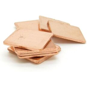 Heatsink Copper Pad Shims, High Purity 15 x15 x 0.8mm Laptop GPU CPU Heatsink Thermal Copper Pads Pack of 20 in Saudi Arabia