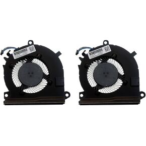 Rangale 1 Pairs CPU and GPU Cooling Fan for HP Pavilion Gaming 16-A 15-EC Series 15-ec1000 15-ec1073dx 15-ec0751ms 15-ec1015nu 15-ec1009na 15-ec0901na 16-a0075cl 16-a0032dx L77560-001
