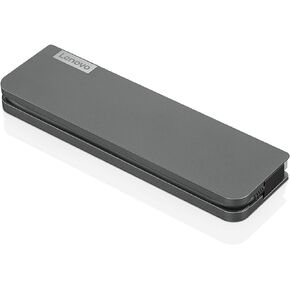 قاعدة توصيل صغيرة USB-C من لينوفو، قاعدة محمولة 7 في 1 مع HDMI وVGA وUSB-C وUSB 3.1 وUSB 2 وصوت 3.5 ملم وإيثرنت وشحن 45 وات، متوافقة مع أجهزة الكمبيوتر المحمولة Lenovo وApple وUSB-C، G0A70065US in Kuwait