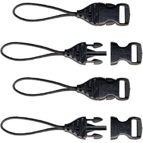 OP/TECH USA 1301112 Mini QD Loops - 1mm - System Connectors, Black in Saudi Arabia