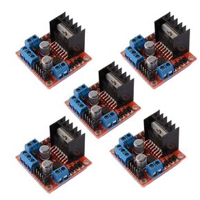 DAOKI 2 PCS L298N Motor Drive Controller Board DC Dual H-Bridge Robot Stepper Motor Control and Drives Module for Arduino Smart Car Power UNO MEGA R3 Mega2560 with Dupont Cable