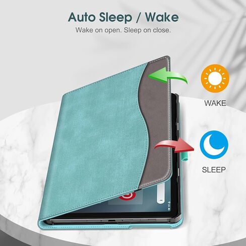 حافظة Fintie لجهاز Amazon Fire Max 11 Tablet (الجيل الثالث عشر، إصدار 2023) - غطاء حامل [متعدد الزوايا] مع تنبيه/غفو تلقائي للجيب، تركواز in Saudi Arabia