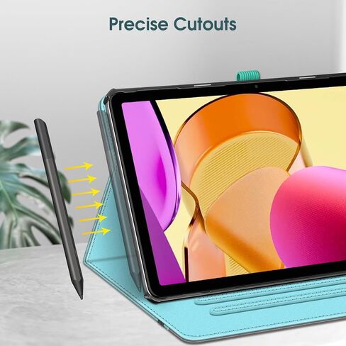 حافظة Fintie لجهاز Amazon Fire Max 11 Tablet (الجيل الثالث عشر، إصدار 2023) - غطاء حامل [متعدد الزوايا] مع تنبيه/غفو تلقائي للجيب، تركواز in Saudi Arabia