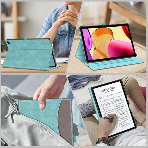 حافظة Fintie لجهاز Amazon Fire Max 11 Tablet (الجيل الثالث عشر، إصدار 2023) - غطاء حامل [متعدد الزوايا] مع تنبيه/غفو تلقائي للجيب، تركواز in Saudi Arabia