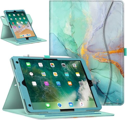 Fintie Case for iPad Air (3rd Gen) 10.5" 2019 / iPad Pro 10.5" 2017 - [Corner Protection] 360 Degree Rotating Smart Protective Stand Cover w/Pencil Holder, Auto Sleep/Wake, Blossom in Saudi Arabia