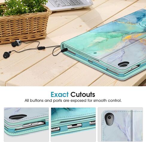 Fintie Case for iPad Air (3rd Gen) 10.5" 2019 / iPad Pro 10.5" 2017 - [Corner Protection] 360 Degree Rotating Smart Protective Stand Cover w/Pencil Holder, Auto Sleep/Wake, Blossom in Saudi Arabia