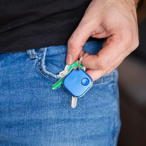 Shelly BLU Button1 Blue | Bluetooth-Operated Action and Scenes Activation Button | Home Automation | iOS Android App | No Hub Required | Long Battery Life | LED Indication | Buzzer | Broad Range in Kuwait
