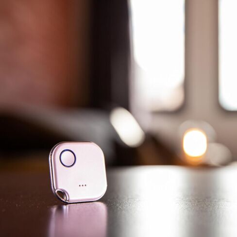 Shelly BLU Button1 Blue | Bluetooth-Operated Action and Scenes Activation Button | Home Automation | iOS Android App | No Hub Required | Long Battery Life | LED Indication | Buzzer | Broad Range in Kuwait