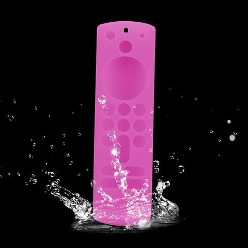حافظة Stick 4k Max لجهاز TV Stick الجيل الثالث 2021 تتوهج في الظلام، غطاء سيليكون واقي لجهاز التحكم عن بعد للتلفزيون الصوتي باللون البرتقالي مع حبل قصير - LEFXMOPHY in Kuwait