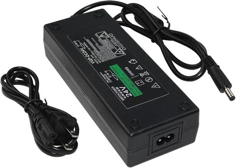 محول إمداد الطاقة DIGISHUO DC 24V 5A 120W محول AC 110V/220V إلى DC 24V 5amp محول LED سائق لشريط LED نظام أمان كاميرا CCTV (24V 5A 120W) in Kuwait