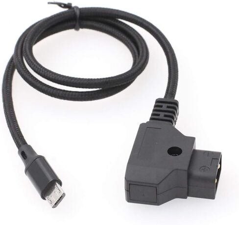 Nucleus Nano Focus Motor Power Cable P-TAP D-tap to Micro USB 14.8V 50cm for Tilta V-Mount in Saudi Arabia