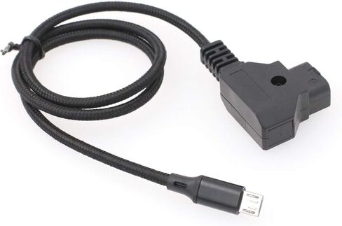 Nucleus Nano Focus Motor Power Cable P-TAP D-tap to Micro USB 14.8V 50cm for Tilta V-Mount in Saudi Arabia