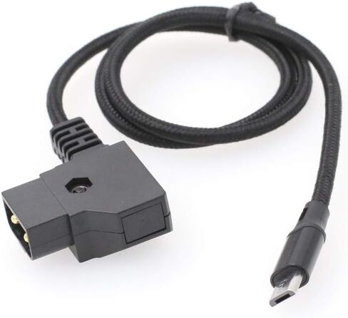 Nucleus Nano Focus Motor Power Cable P-TAP D-tap to Micro USB 14.8V 50cm for Tilta V-Mount in Saudi Arabia
