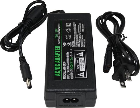محول إمداد الطاقة DIGISHUO DC 24V 5A 120W محول AC 110V/220V إلى DC 24V 5amp محول LED سائق لشريط LED نظام أمان كاميرا CCTV (24V 5A 120W) in Kuwait