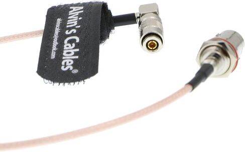 Alvin's Cables BNC Female to DIN 1.0 2.3 Male Right Angle RG179 75Ohm Cable for Blackmagic 30CM in Saudi Arabia