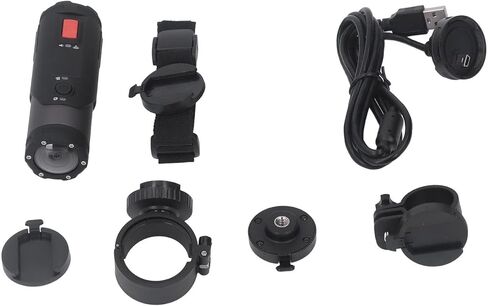 كاميرا عمل Heayzoki، كاميرا خوذة دراجة نارية 4K، كاميرا فيديو رياضية بزاوية واسعة 170 درجة مقاومة للماء، كاميرا للجسم مضادة للاهتزاز، كاميرا تسجيل فيديو واي فاي لدراجة نارية خارجية، بطارية مدمجة in Kuwait