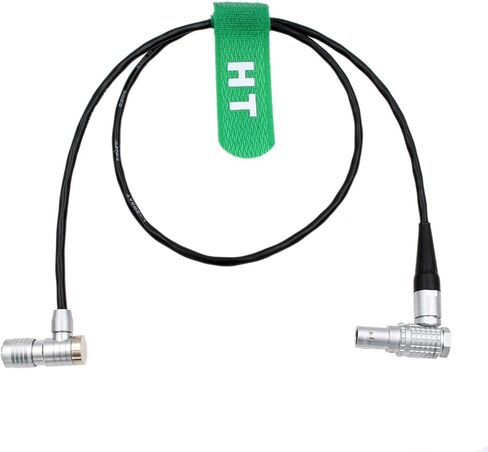 PortKeys HH7 HS7T II BM5 BM7 Monitor Power Cable for ARRI Alexa Mini LF Camera Right Angle 2 Pin to 4 Pin 60cm in Kuwait