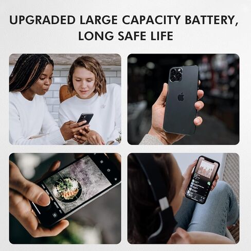 (4600mAh) Battery for iPhone 12 Pro max,(Model: A2410 A2411 A2412 A2342) Replacement Battery with High Capacity for iPhone 12 Pro max with Full Remove Repair Tool Kit.lk in Kuwait