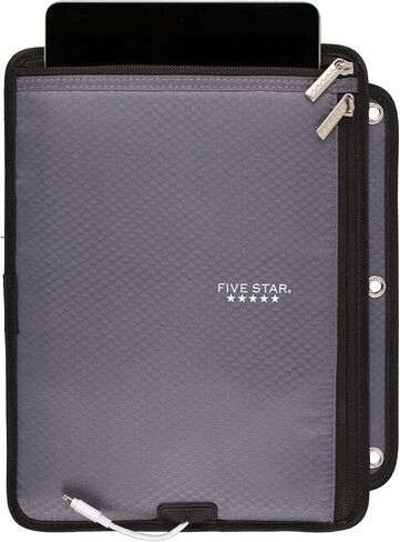 Five Star Binder-Ready Tablet Sleeve, Black/Gray (73316) in Kuwait