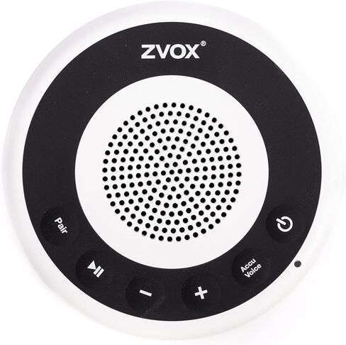 مكبر صوت ZVOX AV70 مزود بتقنية المساعدة السمعية، وميكروفون، ومكبر صوت للمؤتمرات، وبطارية قابلة لإعادة الشحن، واتصال بلوتوث لاسلكي للاستماع إلى الموسيقى والأفلام من الكمبيوتر اللوحي أو الهاتف أو الكمبيوتر المحمول أو التلفزيون in Kuwait