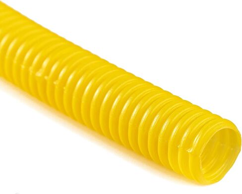 1.5 بوصة × 100 قدم ShurTek® نول سلكي مرن مموج أصفر LDPE غير منقسم in Saudi Arabia