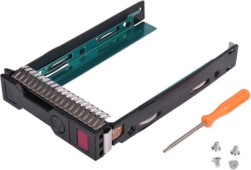 Queenti 3. علبة تخزين صلب SATA LFF SAS SATA SATA من Queenti 3. 5 مم لعلبة الأقراص الصلبة HP OHCMicroServer 651314-001 651320-001 Gen8 Gen9 G9 DL380P DL360P DL160 مع 4 براغي ومفك إصلاح in Kuwait