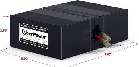 CyberPower CyberPower RB1280X2A استبدال خرطوشة البطارية ، خالية من الصيانة ، يمكن تركيب المستخدم in Saudi Arabia