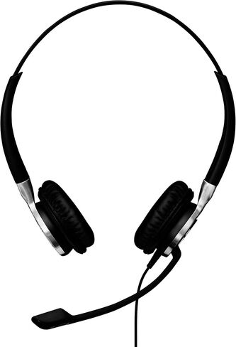 Sennheiser SC 665 (507256) - Double-Sided Business Headset | For Mobile Phone and Tablet Connection | with HD Sound & Ultra Noise-Cancelling Microphone (Black) in Saudi Arabia