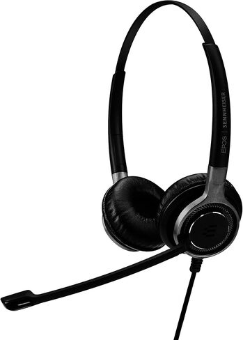 Sennheiser SC 665 (507256) - Double-Sided Business Headset | For Mobile Phone and Tablet Connection | with HD Sound & Ultra Noise-Cancelling Microphone (Black) in Saudi Arabia