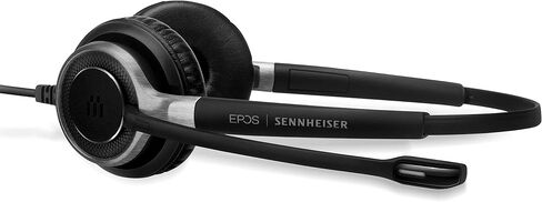 Sennheiser SC 665 (507256) - Double-Sided Business Headset | For Mobile Phone and Tablet Connection | with HD Sound & Ultra Noise-Cancelling Microphone (Black) in Saudi Arabia