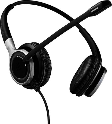 Sennheiser SC 665 (507256) - Double-Sided Business Headset | For Mobile Phone and Tablet Connection | with HD Sound & Ultra Noise-Cancelling Microphone (Black) in Saudi Arabia