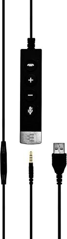 Sennheiser SC 665 (507256) - Double-Sided Business Headset | For Mobile Phone and Tablet Connection | with HD Sound & Ultra Noise-Cancelling Microphone (Black) in Saudi Arabia
