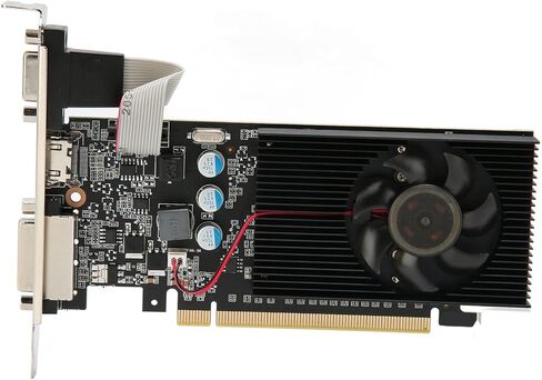 بطاقة رسومات للالعاب، 1GB DDR3 64 بت، بطاقة عرض مرئي 589MHz 1000MHz 2560x1600، بطاقة فيديو DVI VGA PCI اكسبرس 2.0، بطاقة رسومات للكمبيوتر لتحرير فيديو الالعاب in Kuwait