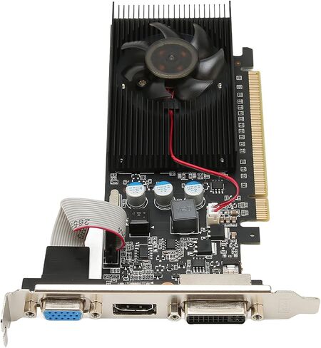 بطاقة رسومات للالعاب، 1GB DDR3 64 بت، بطاقة عرض مرئي 589MHz 1000MHz 2560x1600، بطاقة فيديو DVI VGA PCI اكسبرس 2.0، بطاقة رسومات للكمبيوتر لتحرير فيديو الالعاب in Kuwait