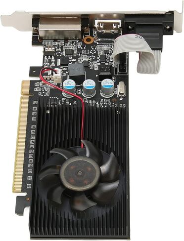 بطاقة رسومات للالعاب، 1GB DDR3 64 بت، بطاقة عرض مرئي 589MHz 1000MHz 2560x1600، بطاقة فيديو DVI VGA PCI اكسبرس 2.0، بطاقة رسومات للكمبيوتر لتحرير فيديو الالعاب in Kuwait