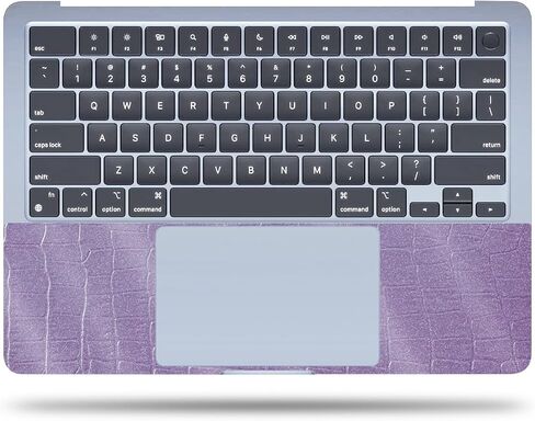 غلاف MightySkins اللامع المتوافق مع جهاز Apple MacBook Air مقاس 15 بوصة M2 (2023) طقم غلاف كامل - غلاف التمساح الأرجواني | لمسة نهائية لامعة واقية ومتينة شديدة اللمعان | سهل التطبيق | صنع في الولايات المتحدة الأمريكية in Kuwait