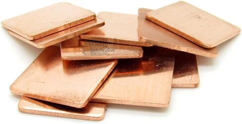 Heatsink Copper Pad Shims, High Purity 15 x15 x 0.8mm Laptop GPU CPU Heatsink Thermal Copper Pads Pack of 20 in Saudi Arabia