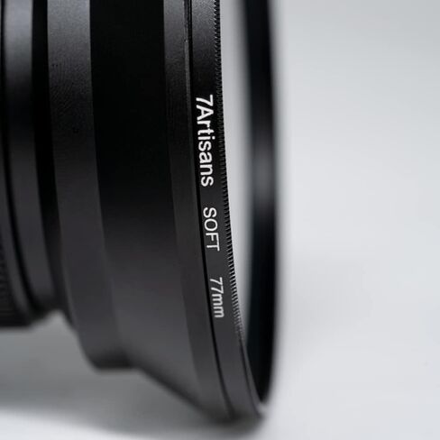 7artisans Soft Focus Filter 1/4 Aluminum Alloy Natural Soft Diffuser Effect Dream Cinematic Effect Soft Focus Optical Glass Filter (77mm) in Saudi Arabia