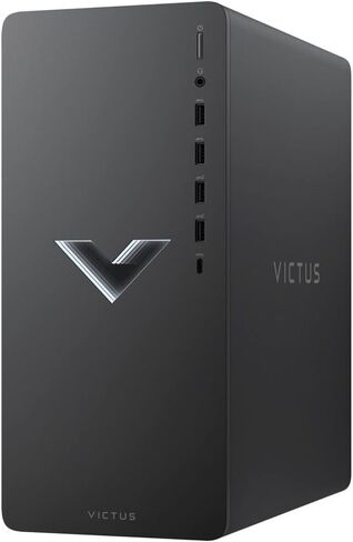 كمبيوتر مكتبي للألعاب HP Victus 15L، AMD Ryzen 5 5600G (6 نواة تصل إلى 4.4 جيجا هرتز)، AMD Radeon RX 6400، ذاكرة الوصول العشوائي 16 جيجابايت، 1 تيرابايت PCIe SSD+1 تيرابايت HDD، USB-C، HDMI/DP، RJ45، PDG HDMI، فضي ميكا، فوز 11 in Saudi Arabia