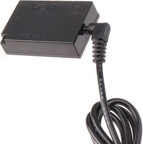 Foto4easy LP-E17 Dummy Battery with 5V 2A USB Cable for Canon EOS M3 M5 M6 Cameras in Saudi Arabia