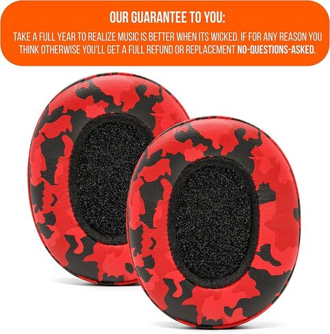 WC PadZ Crusher Evo - Earpads for Skullcandy Crusher Evo & Hesh ANC | Made by Wicked Cushions | Also fits Crusher Wireless & More, Enhanced Comfort & Sound Isolation | Black in Kuwait