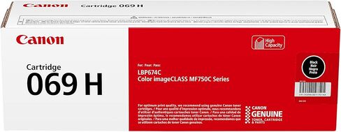 كانون خرطوشة حبر اسود 069، سعة عالية، متوافقة مع طابعات MF753Cdw وMF751Cdw وLBP674Cdw in Kuwait