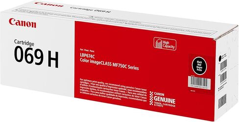 كانون خرطوشة حبر اسود 069، سعة عالية، متوافقة مع طابعات MF753Cdw وMF751Cdw وLBP674Cdw in Kuwait