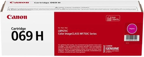 Canon Genuine 069 Black Toner Cartridge High Capacity Compatible with MF753Cdw, MF751Cdw, LBP674Cdw in Saudi Arabia