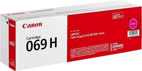 Canon Genuine 069 Black Toner Cartridge High Capacity Compatible with MF753Cdw, MF751Cdw, LBP674Cdw in Saudi Arabia