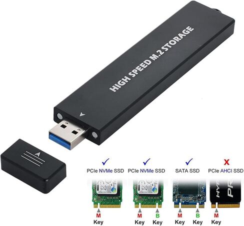 Combo Type-C & USB3.0 to NVME M-Key M.2 NGFF SATA SSD PCBA Case 2230/2242mm Adapter RTL9210B Chipset in Kuwait