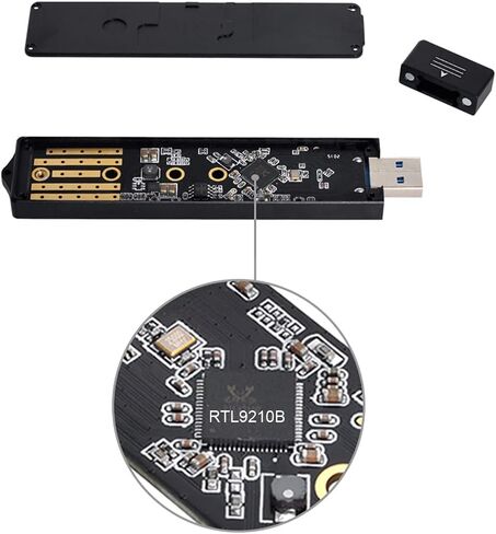 Combo Type-C & USB3.0 to NVME M-Key M.2 NGFF SATA SSD PCBA Case 2230/2242mm Adapter RTL9210B Chipset in Kuwait