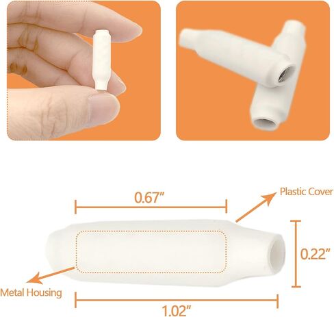 Low Voltage Wire Connectors, Dry B-Connectors Wire SplicesWire Crimp Bean Type Splice for Low Voltage, White (300 PCS) in Saudi Arabia