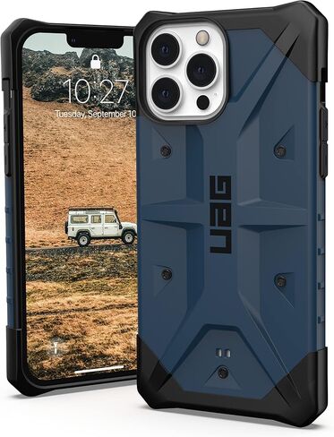 حافظة URBAN ARMOR GEAR UAG مصممة لهاتف iPhone 13 Pro Max باللون الأسود المموه منتصف الليل وخفيفة الوزن وخفيفة الوزن ومضادة للصدمات باثفايندر SE، [شاشة 6.7 بوصة] in Kuwait